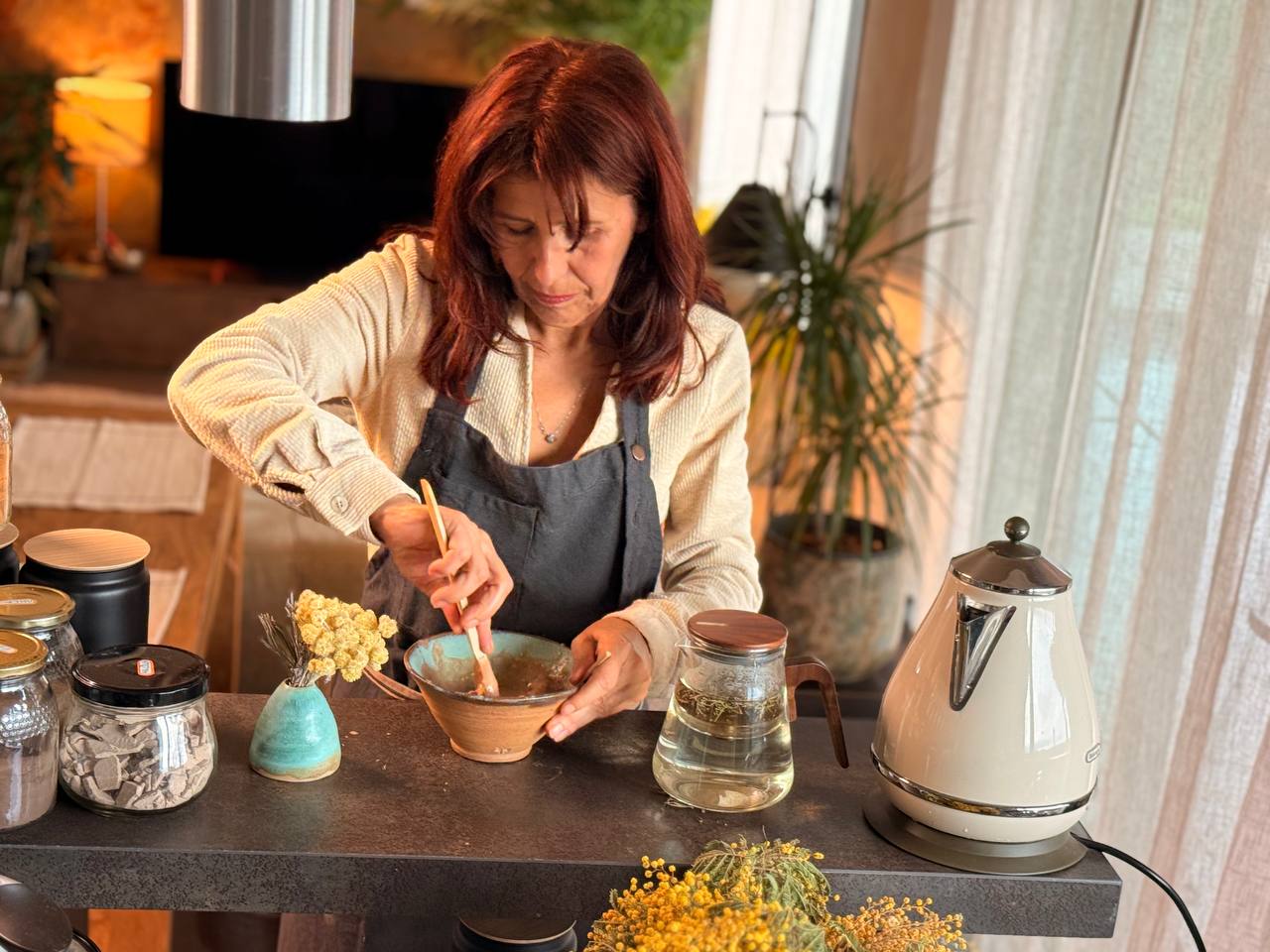 Lidia Marín — Trabajo con coloración vegetal